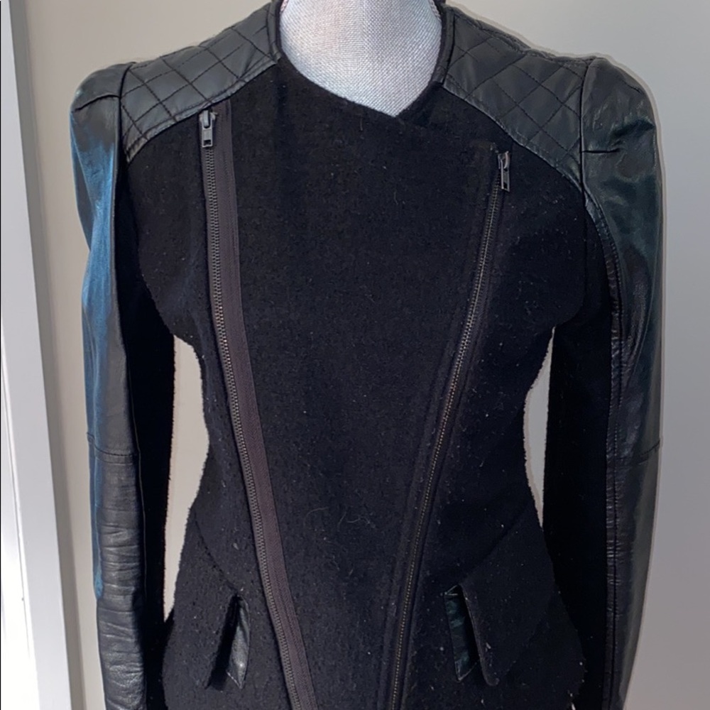 Faux leather Moto jacket